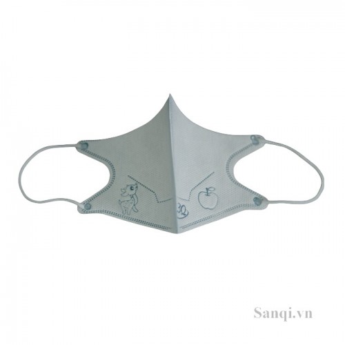 Khẩu Trang 3D Táo Baby (1 Bịch 10 cái)